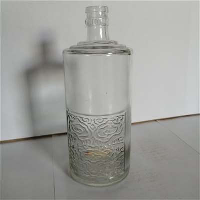 新疆玻璃酒瓶喷涂烤花玻璃酒瓶