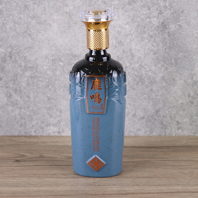 玻璃酒瓶 喷涂 烤花 白酒瓶 晶白料透明酒瓶定制